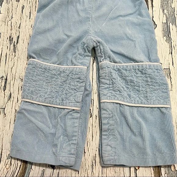 Vintage popsicle 18 month light blue corduroy overalls one piece outfit fall - Picture 6 of 8